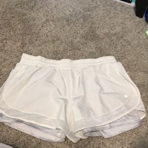 White athletic shorts